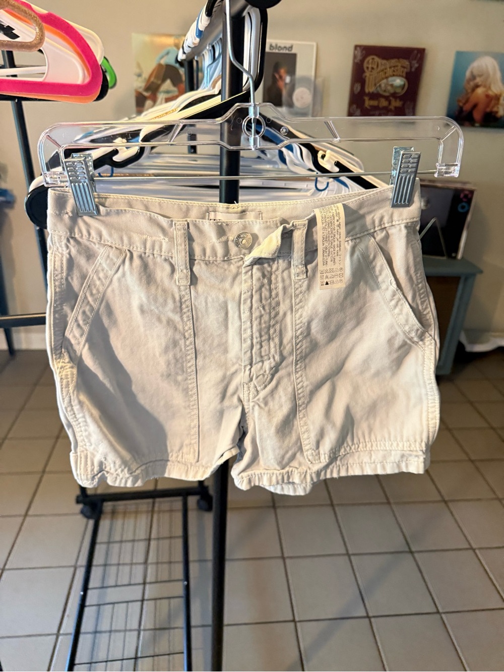 Zara White Women’s Denim Jean Shorts